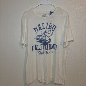 NWT POLO Ralph Lauren Men's Classic Fit T Shirt MALIBU California XL